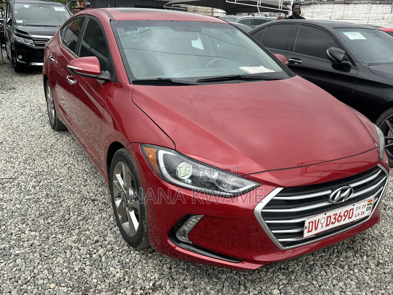 Hyundai Elantra Limited 2018 Red