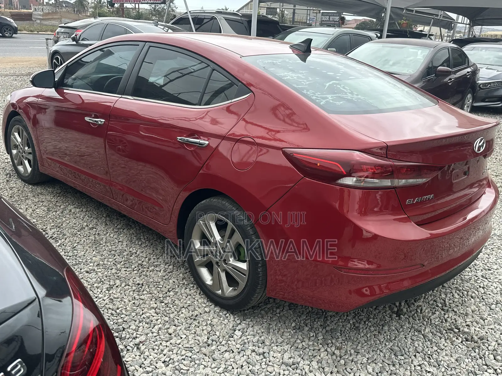 Hyundai Elantra Limited 2018 Red