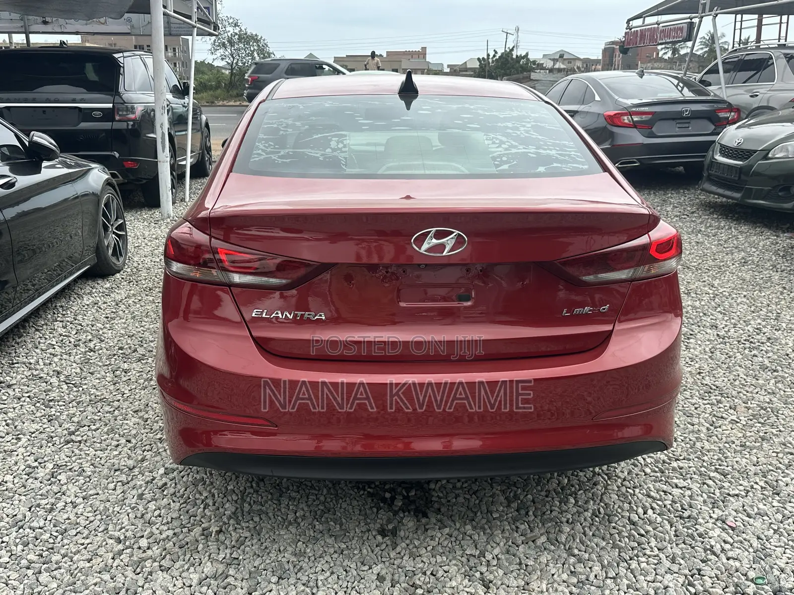 Hyundai Elantra Limited 2018 Red