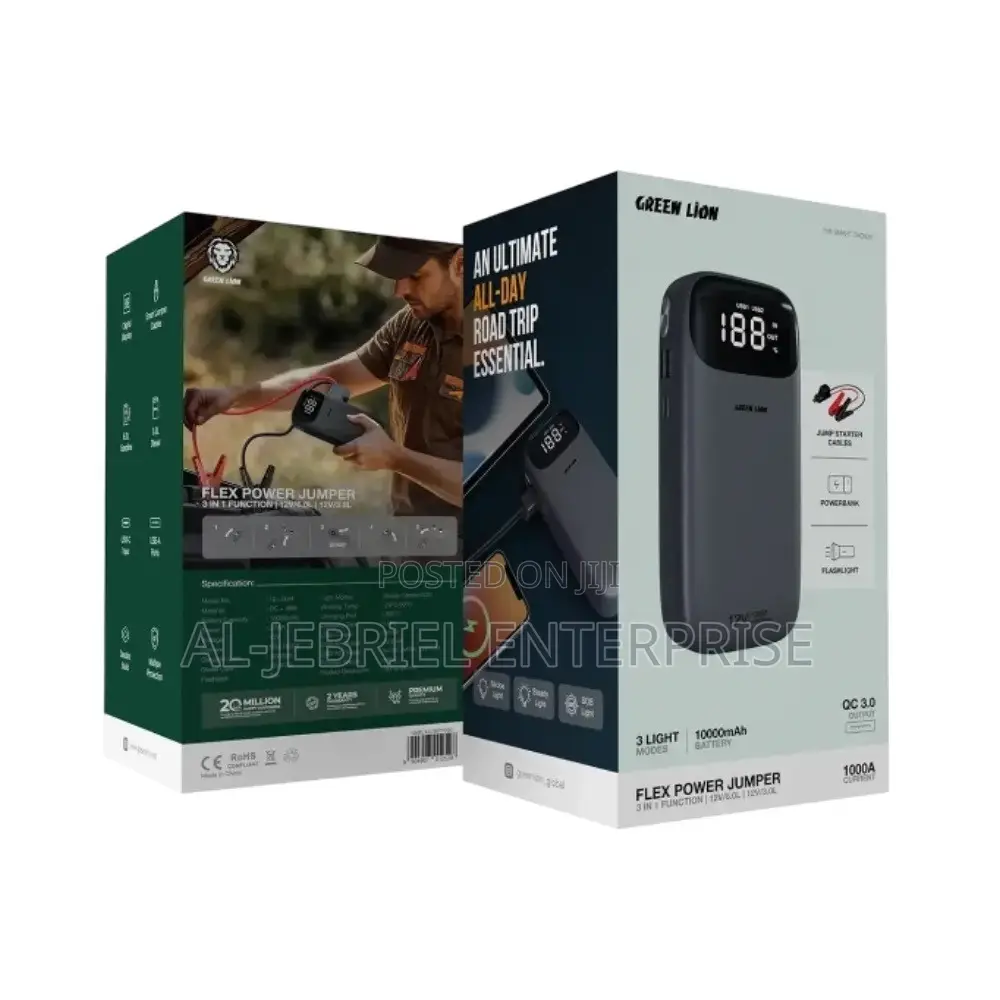 Power Bank 10000mAh With Jump Starter
