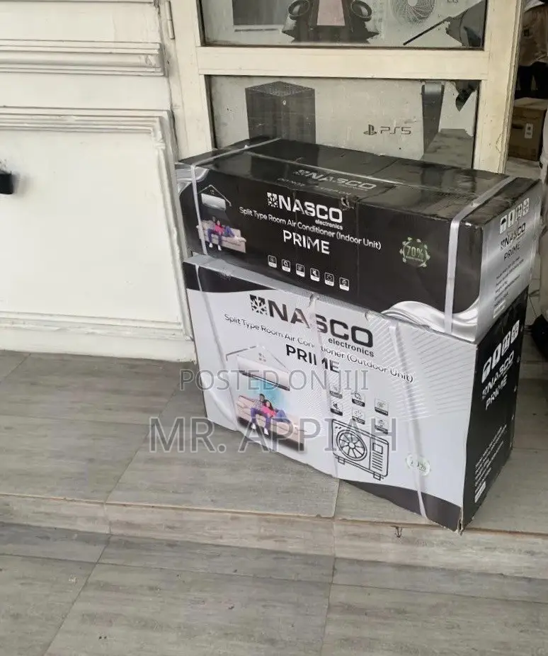 Super Adorable Nasco 1.5hp Air Conditioner(Silver)R410 Gas