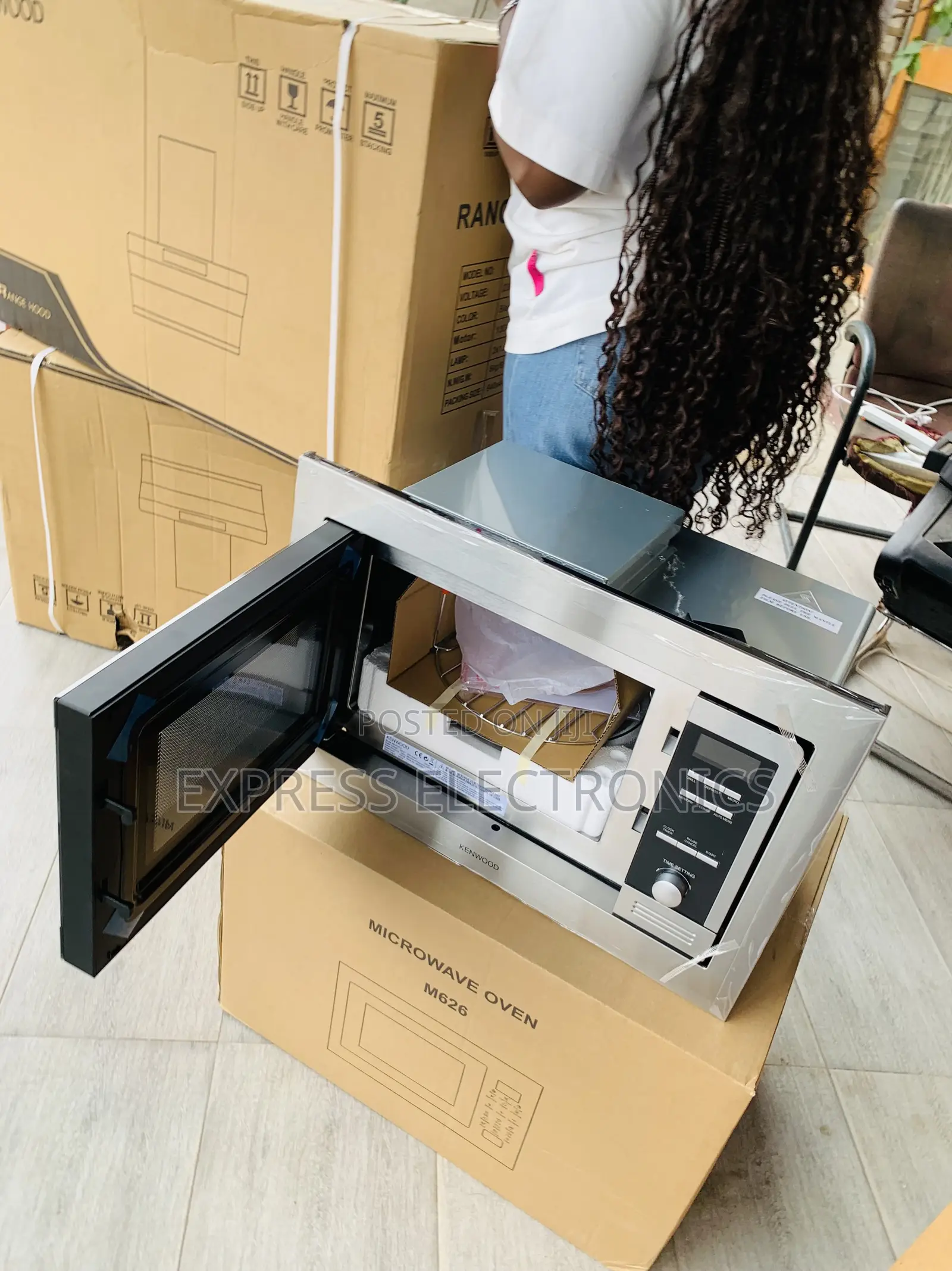Text Us for Kenwood 60cm Inbuilt Microwave – Sleek Built-in Sliver