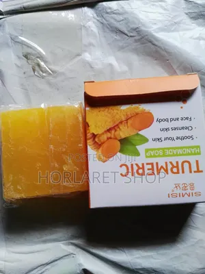 Brighten Tumeric Soap,remove Pimples,ance and Dark Circles on the Face