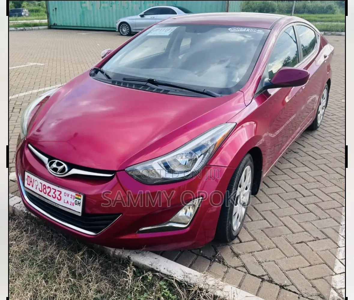 Hyundai Elantra GLS Sedan FWD (1.8L 4cyl 6M) 2013 Red