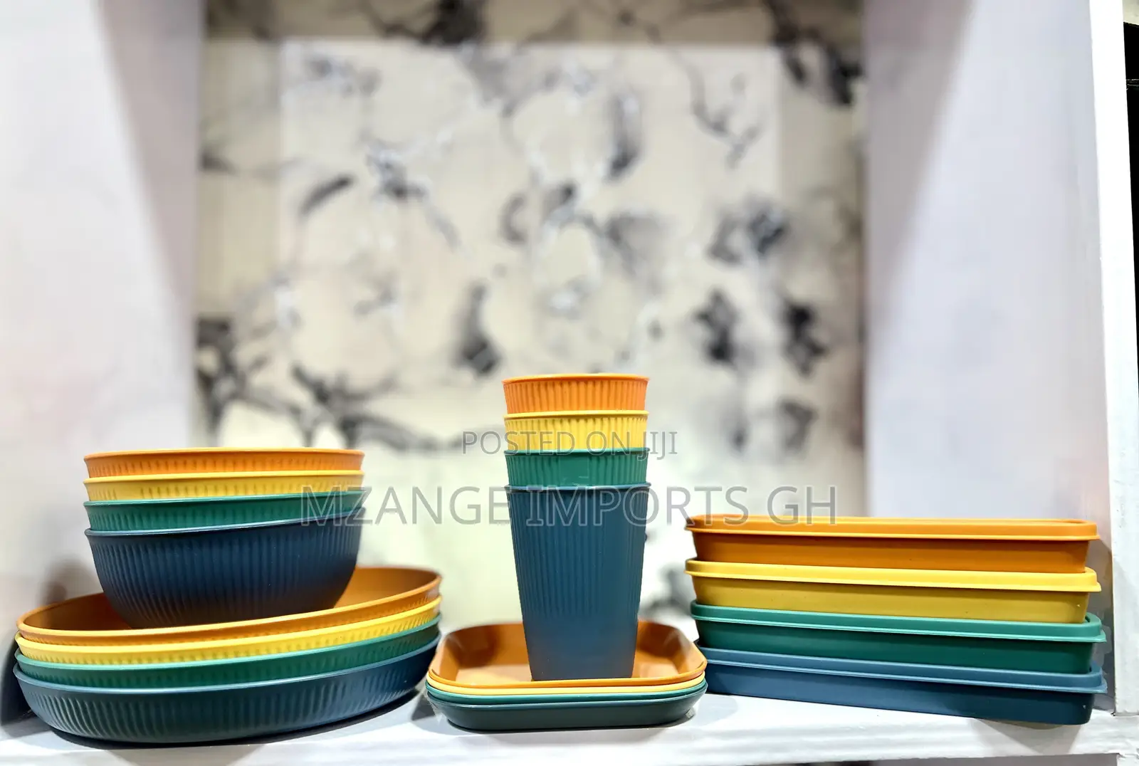 Kids Colourful 48pcs Bowls Dinner Set