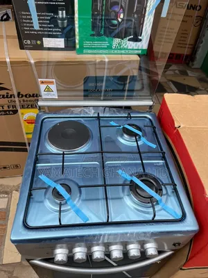 Original Volcano 50x50cm 1 Electric 3 Gas Stove With Oven and Grill