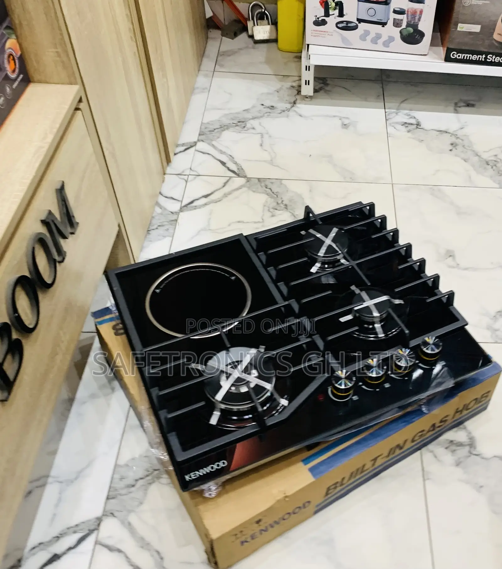 Choose Premium ~ 3+1 Kenwood Inbuilt Glass Black Hob