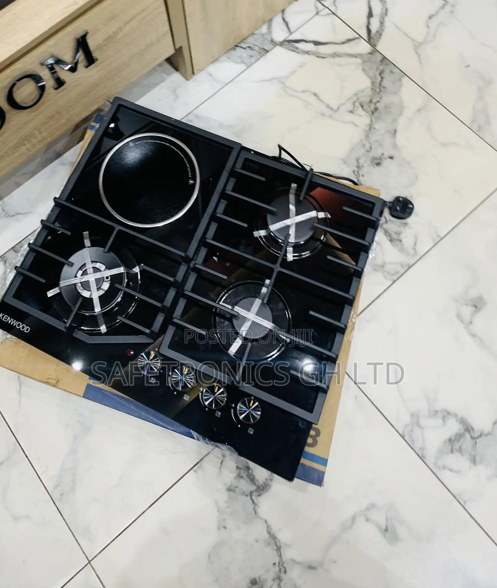 Choose Premium ~ 3+1 Kenwood Inbuilt Glass Black Hob