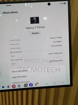 Samsung Galaxy Z Trifold 512 GB Black