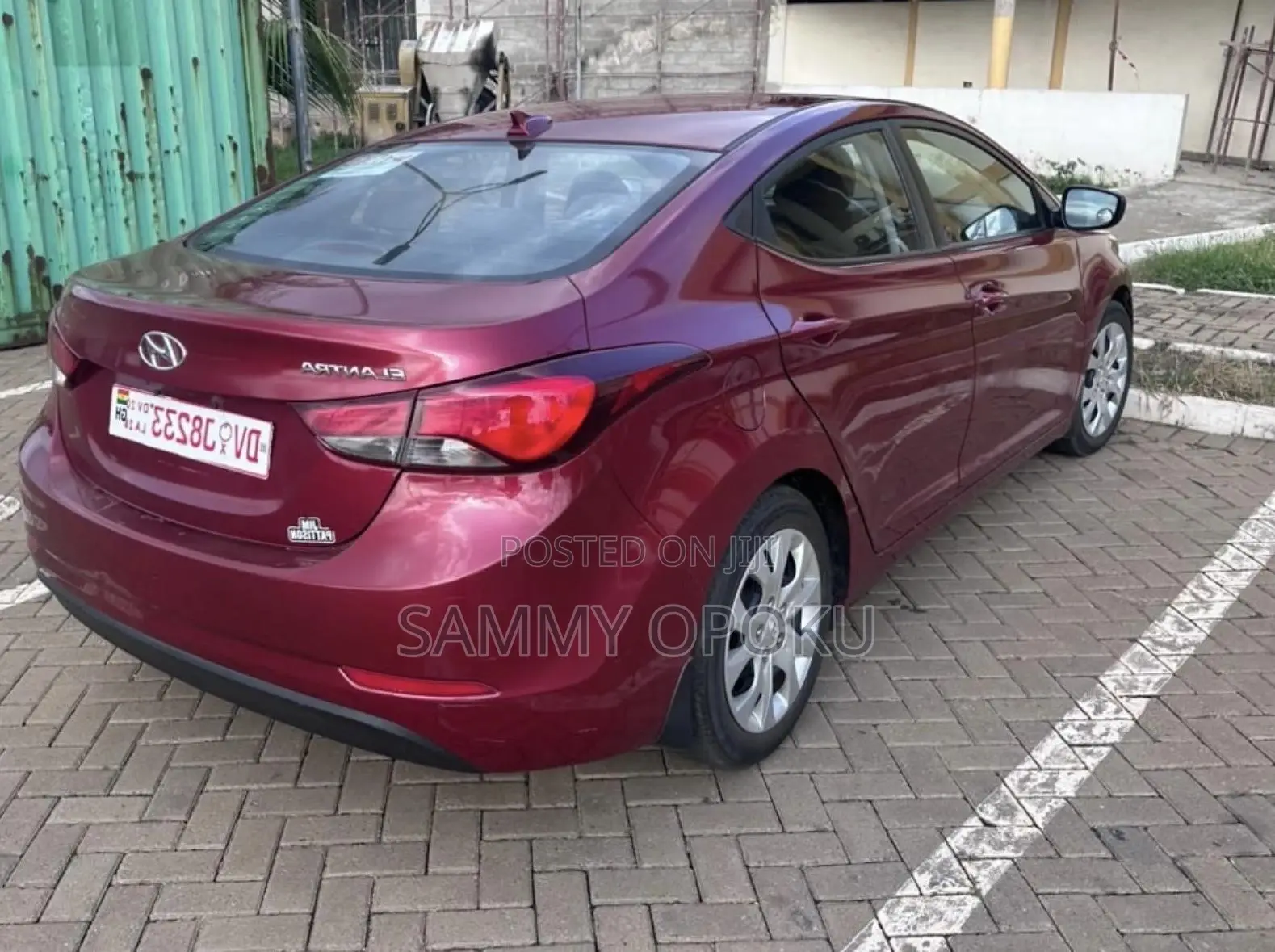 Hyundai Elantra GLS Sedan FWD (1.8L 4cyl 6M) 2013 Red