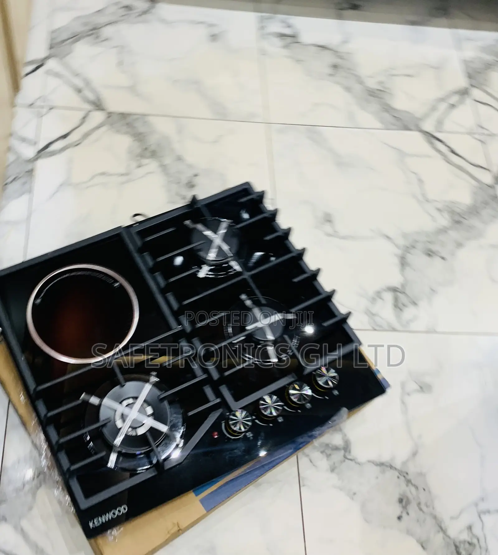 Try Original Glass Inbuilt Kenwood 3+1 60cm Black Hob