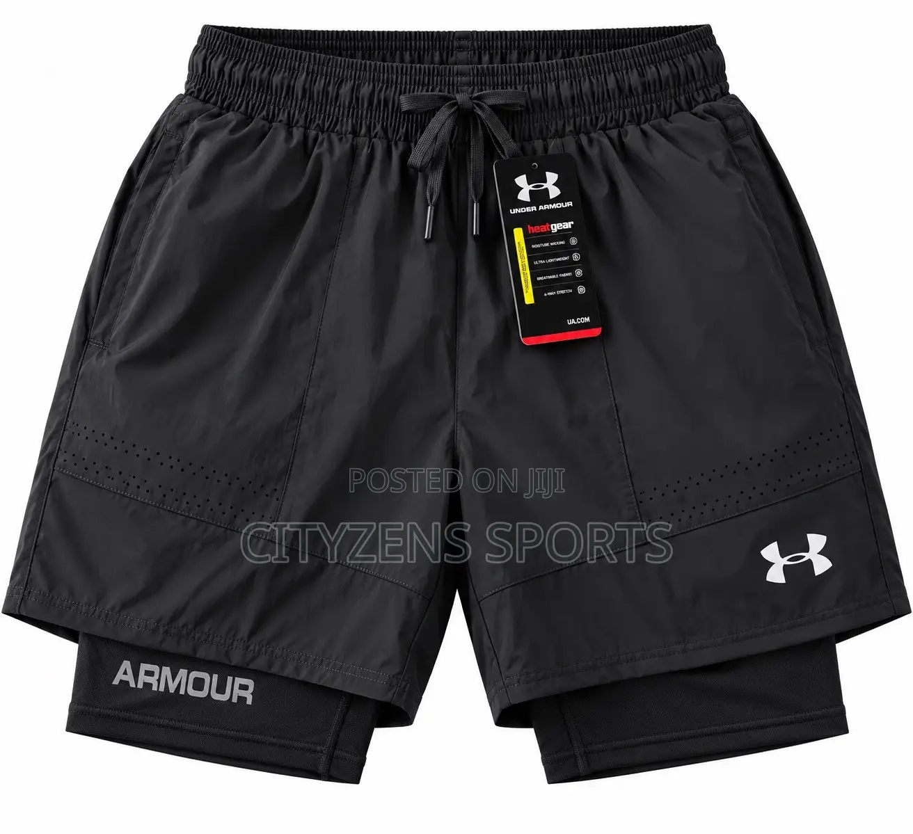 Under Armour 2 in One Gym/Sports Shorts