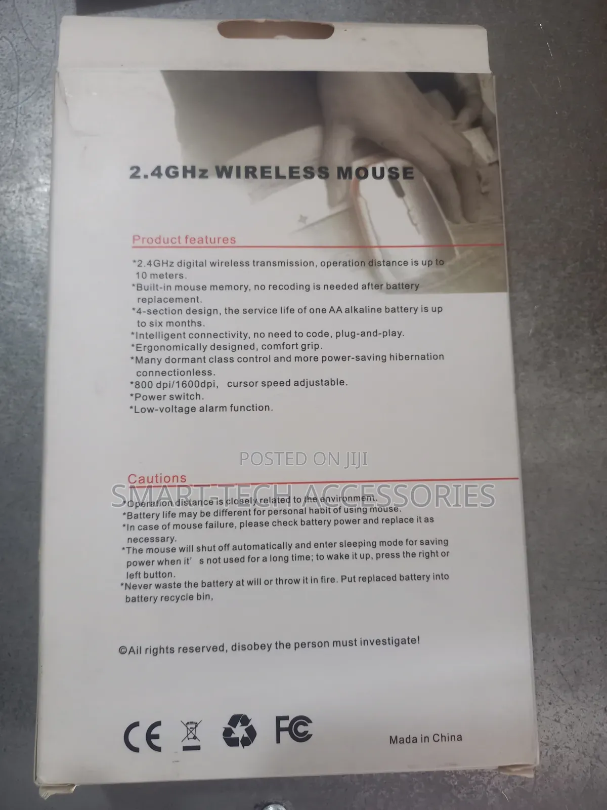 Cordless Mouse