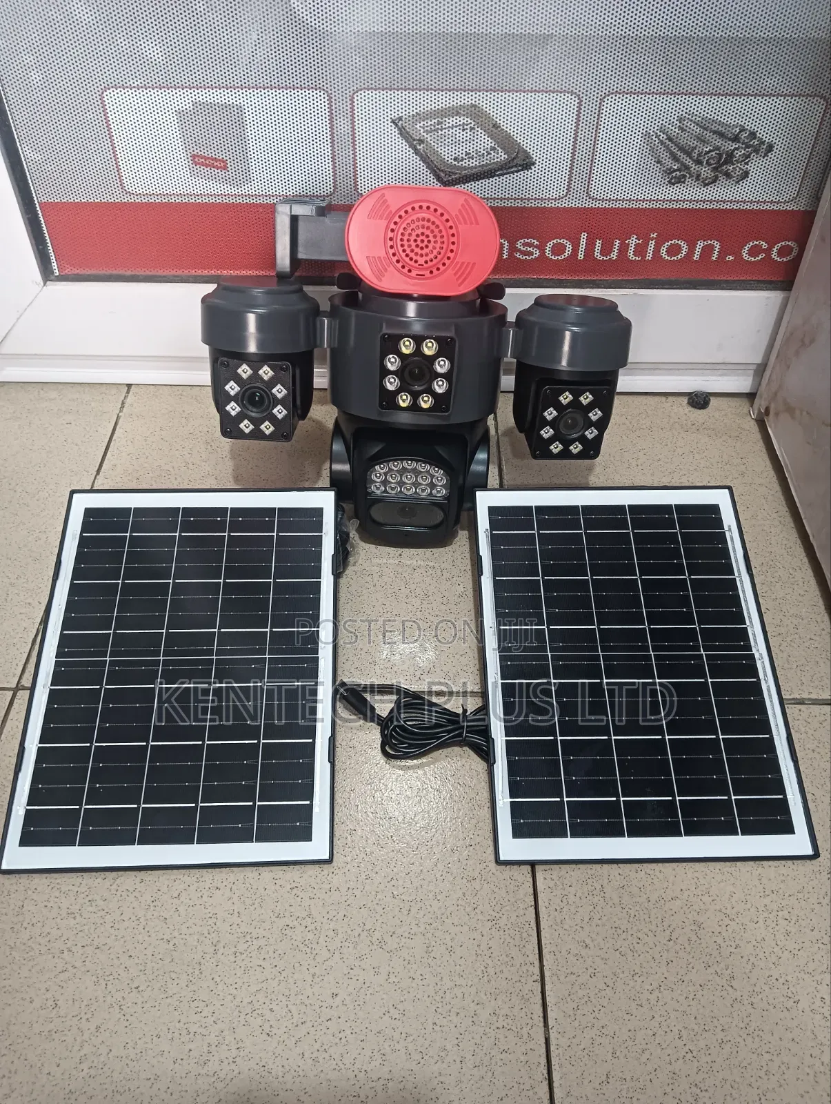 4-Lens Ai Solar 4G Camera