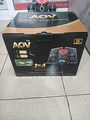 4-Lens Ai Solar 4G Camera