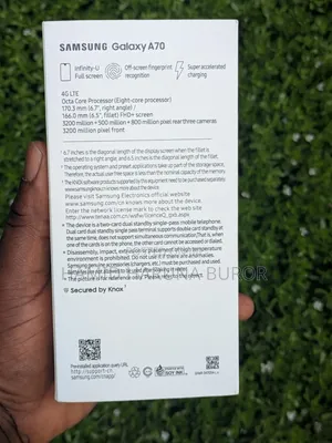 Samsung Galaxy A70 128 GB Black