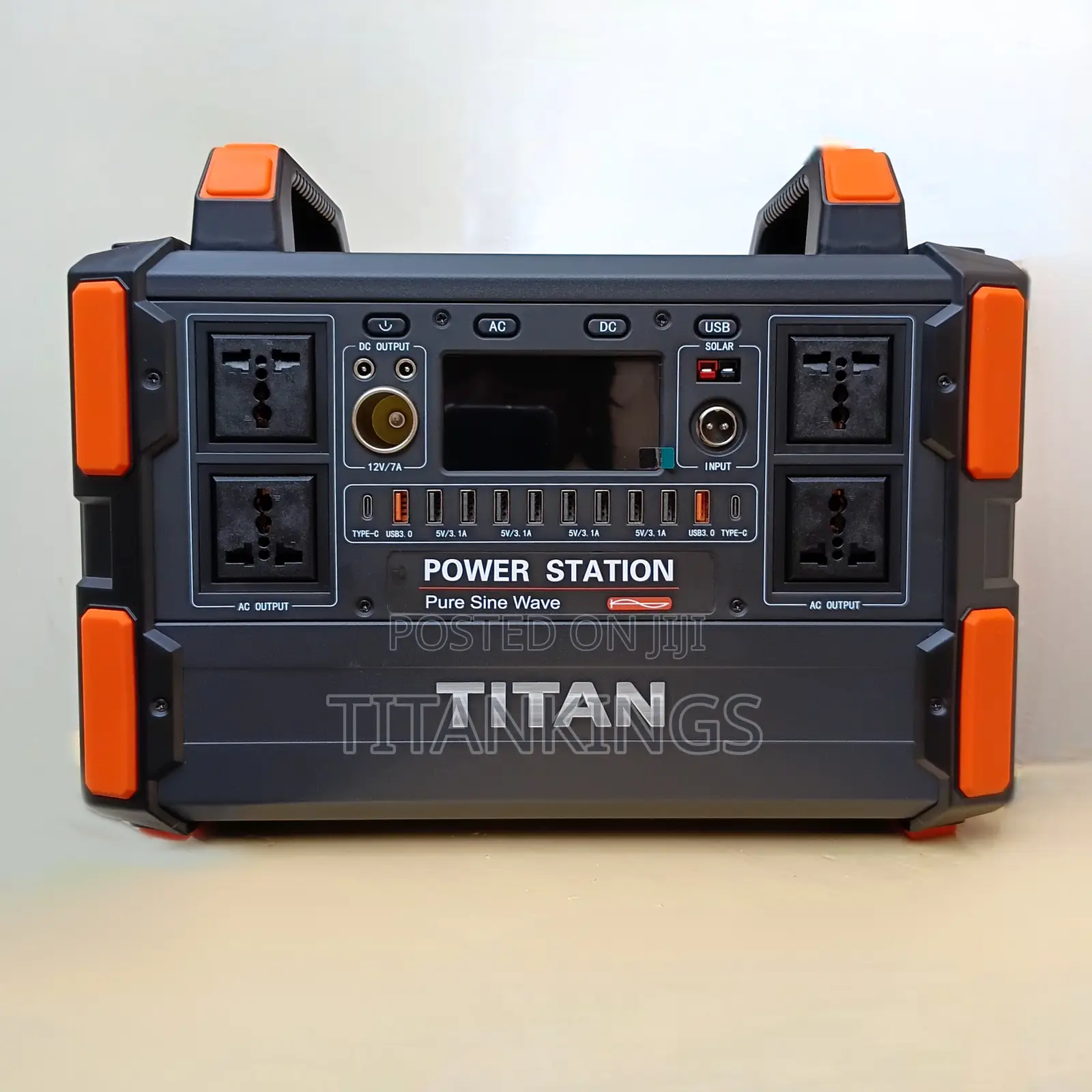 1200w Titan Power Station With Solar Panel