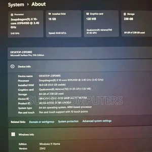 New Microsoft Surface Pro 9 16GB Qualcomm Snapdragon X Elite SSD 512GB