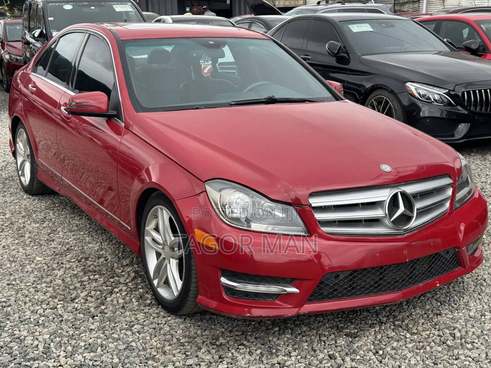 Mercedes-Benz C250 2013 Red