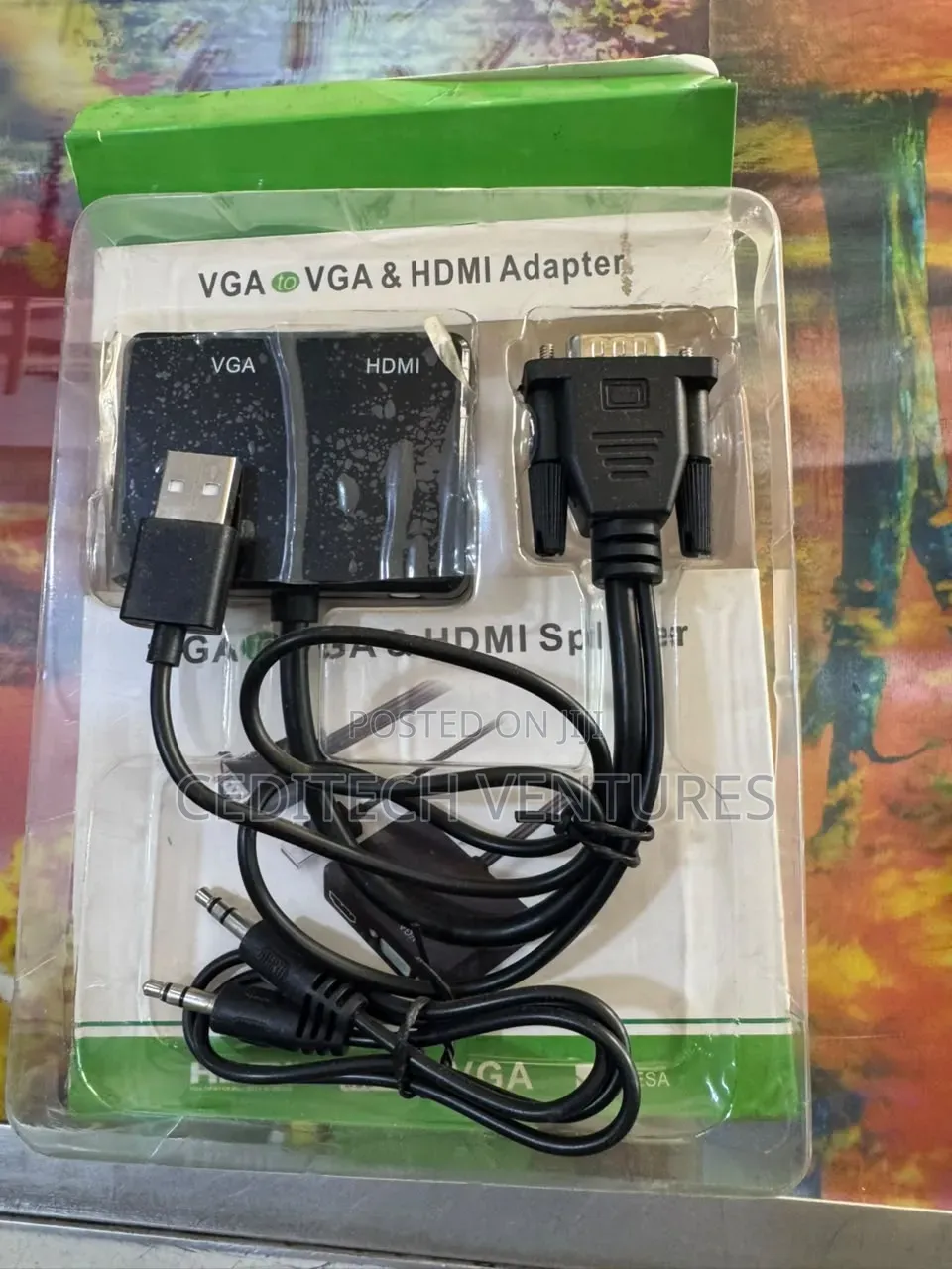 VGA to VGA/HDMI Adapter
