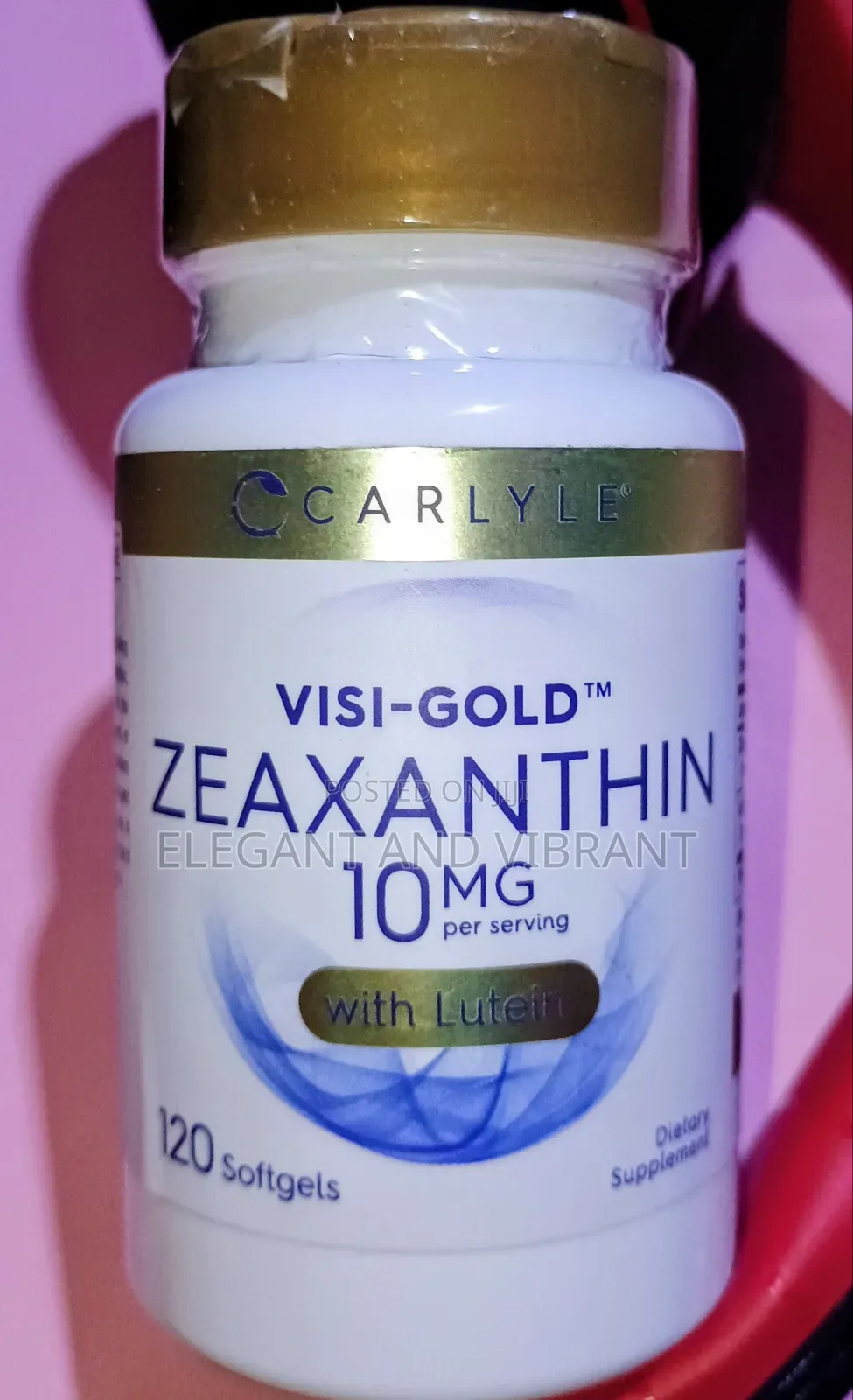 Zeaxanthin 10mg | 120 Softgels | Eye Health Support With Lutein