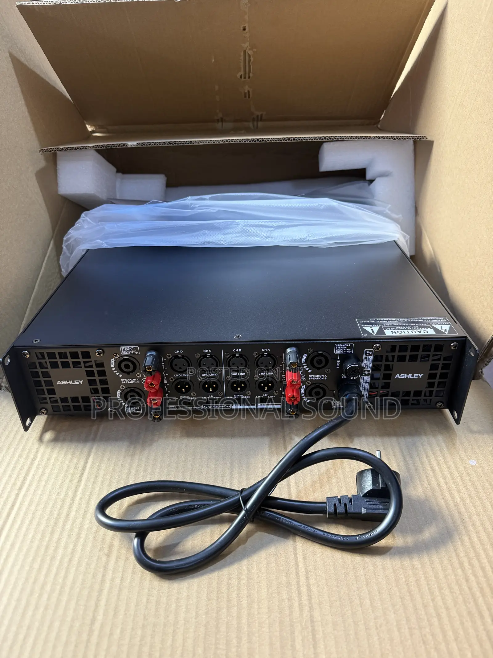 Ashley HMD48 4-Channel Professional Power Amplifier