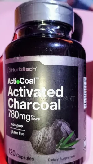 Activated Charcoal 780mg, 120 Capsules
