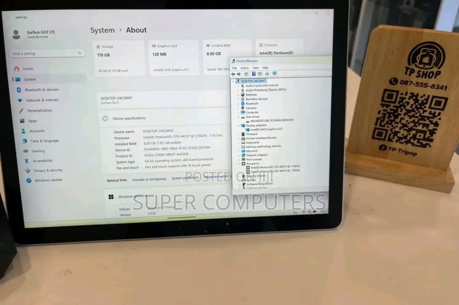 Microsoft Surface Pro 128 GB Gray