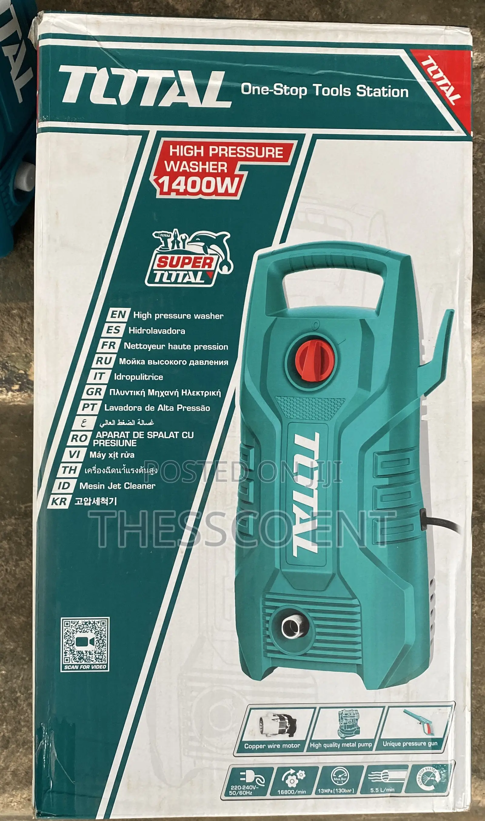 Pressure Washer 1400w Total