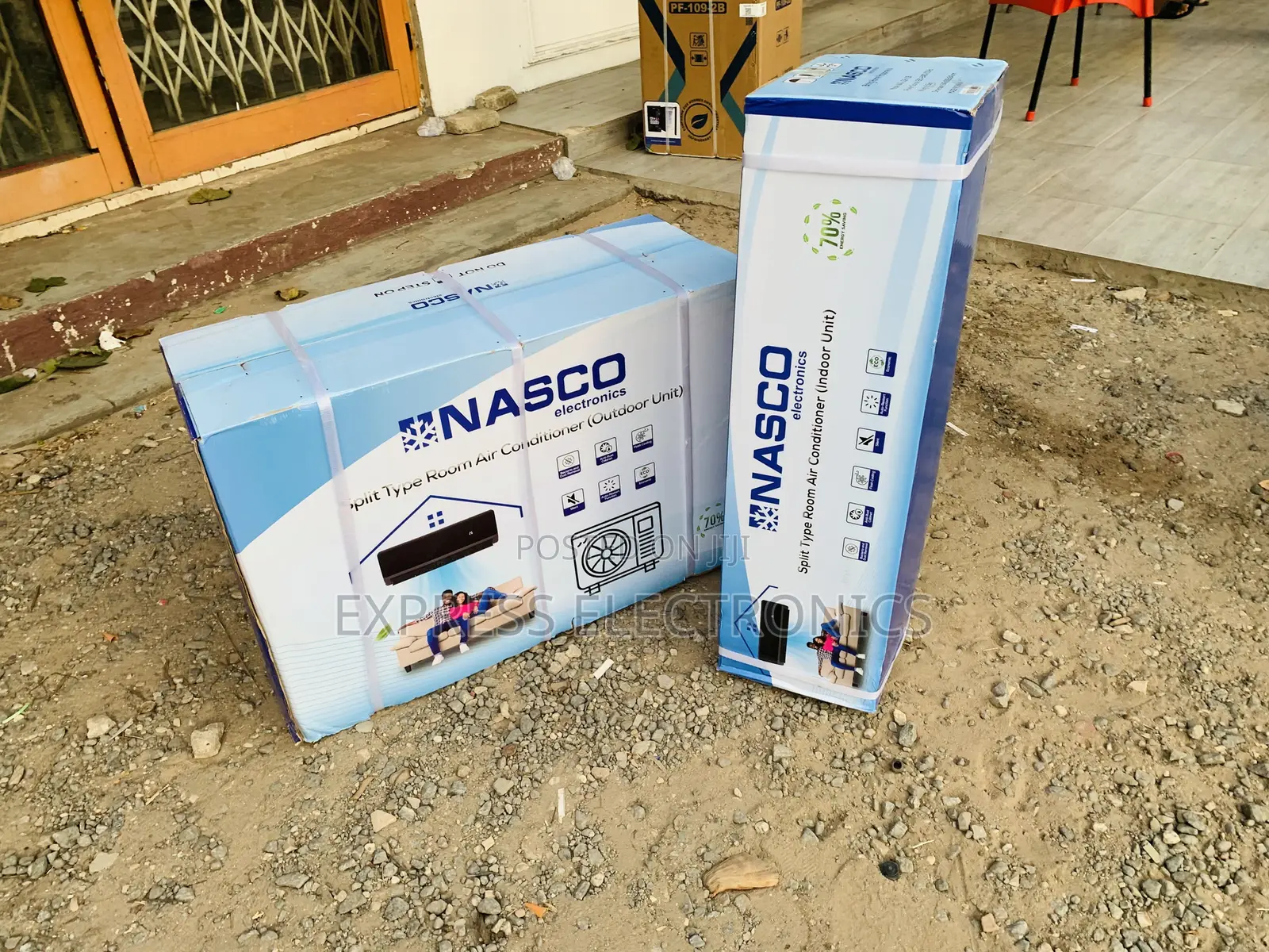 Flash Cooling Prime Nasco 1.5HP Black Split Air Conditione NAS-J12-V1B