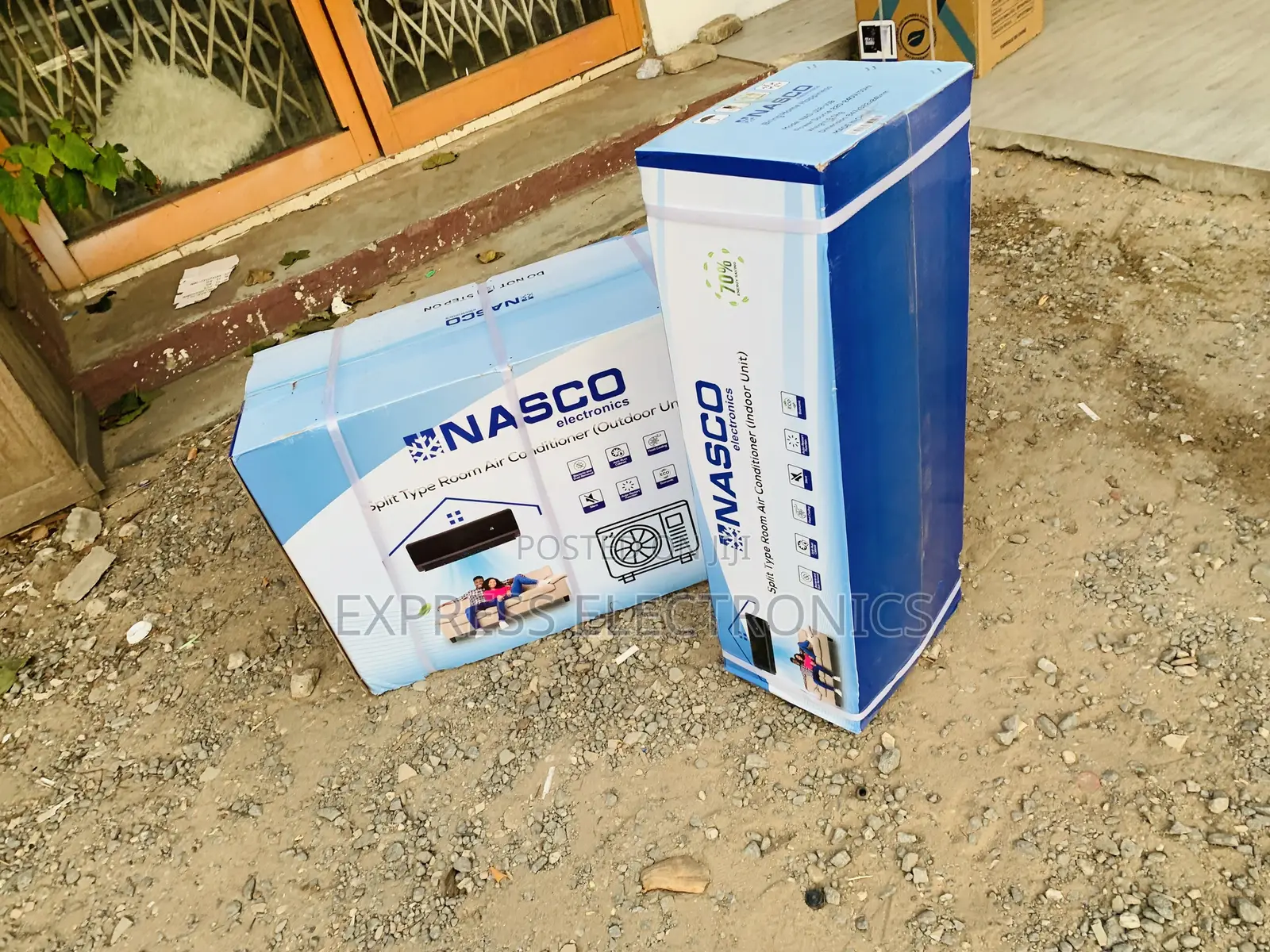 Limited Stock Prime Nasco 1.5HP Black Split Air ConditionerNAS-J12-V1B