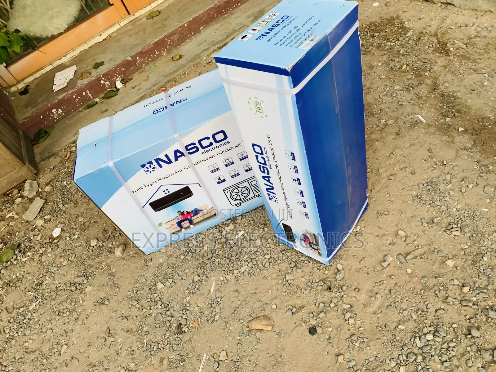 Limited Stock Prime Nasco 1.5HP Black Split Air ConditionerNAS-J12-V1B