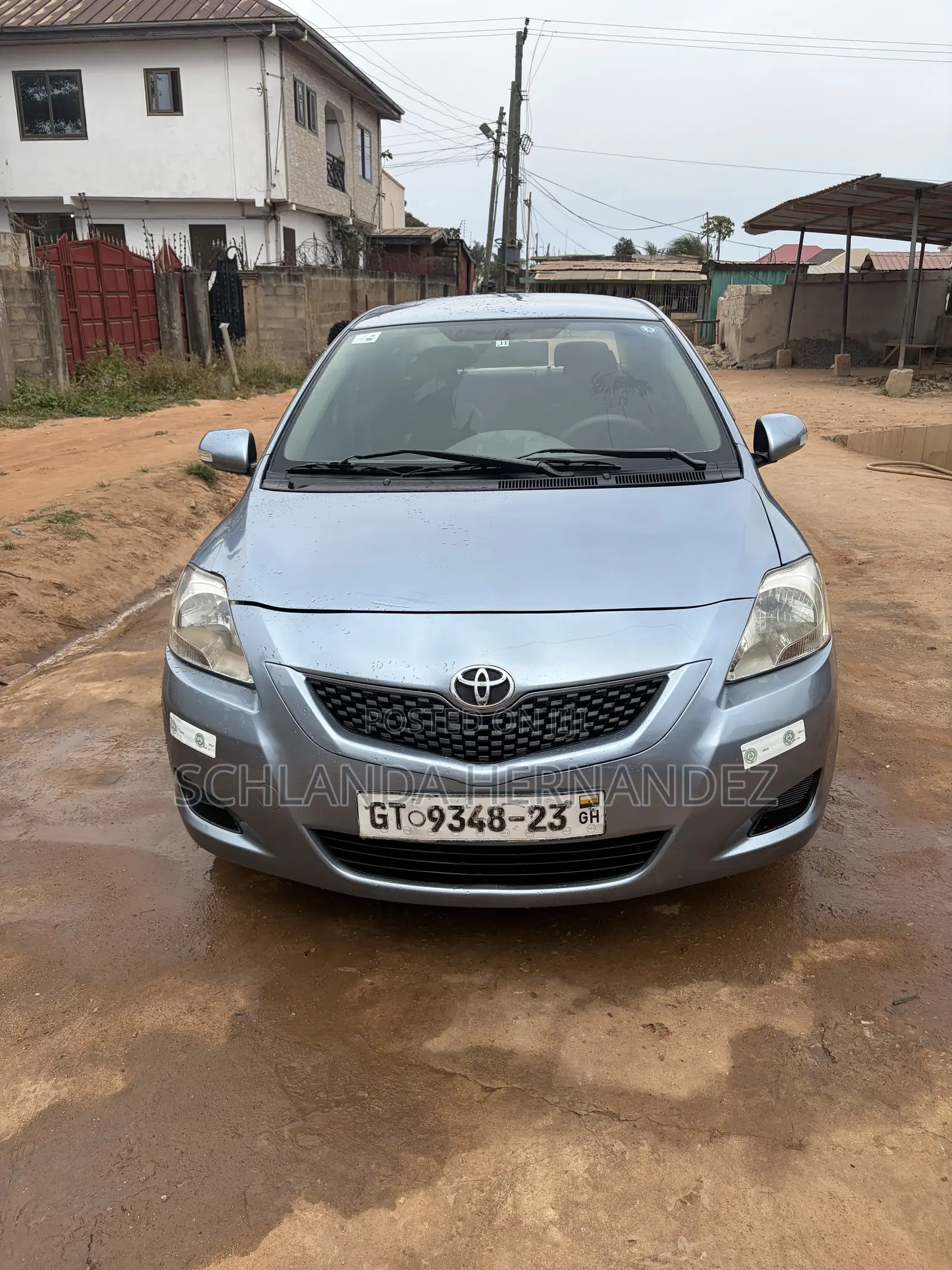 Toyota Belta 2010 Blue