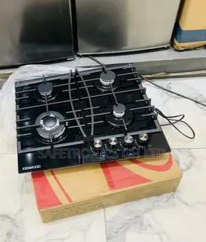 High Reliable Inbuilt Black Kenwood 4 Gas Hob Glass