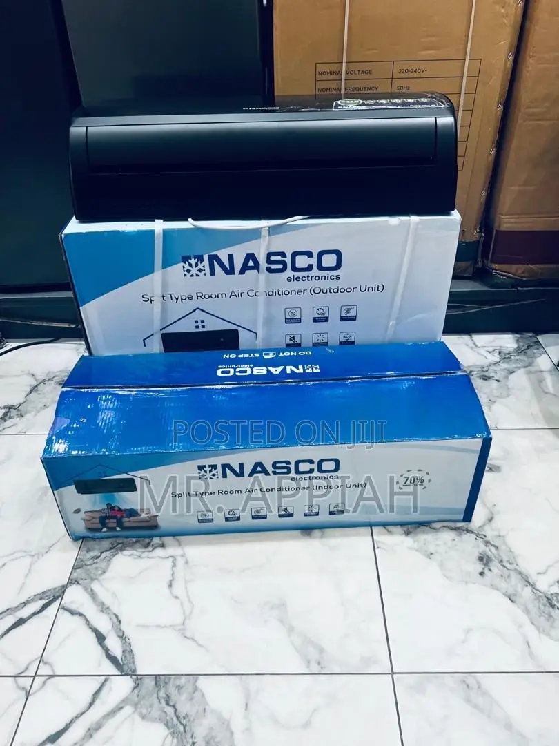 Well Built Nasco 1.5hp R410 Gas Air Conditioner(Black).