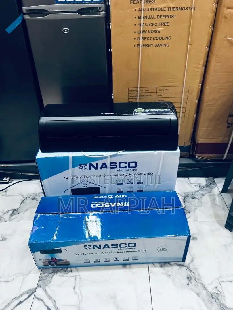 Extremely Classic Nasco 1.5hp Air Conditioner(Black).