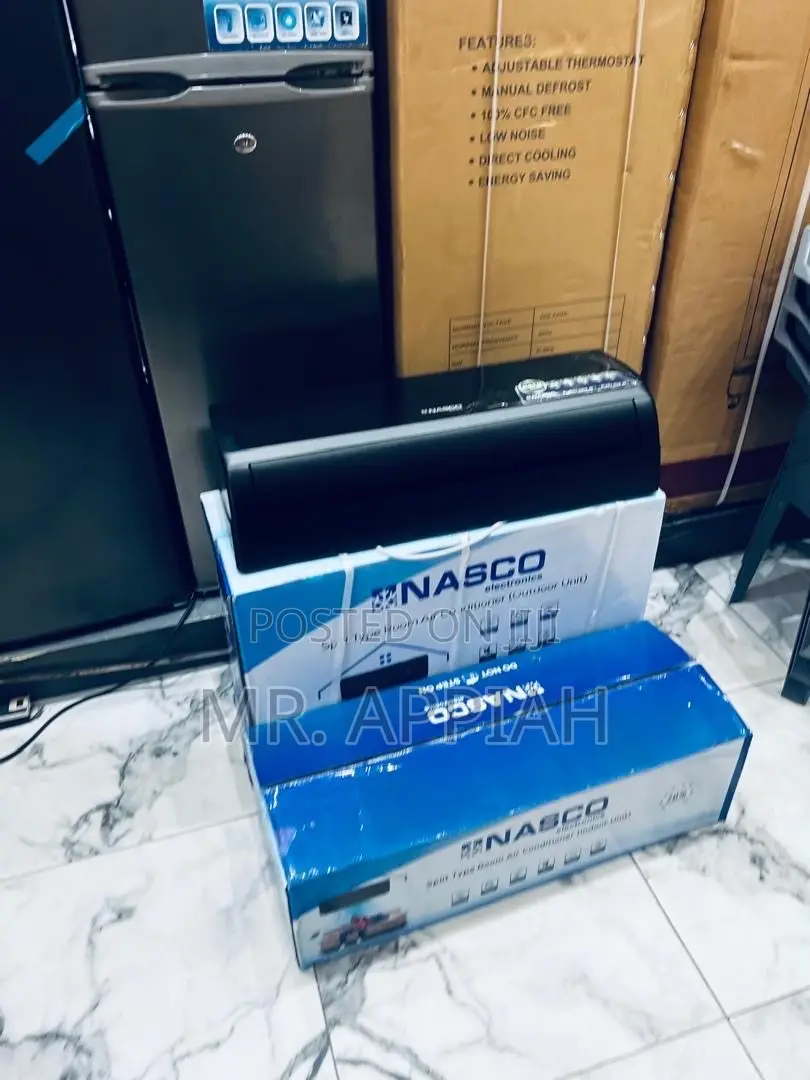 Extremely Classic Nasco 1.5hp Air Conditioner(Black).