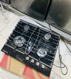 Unveiling New Inbuilt 60cm 4 Gas Hob Black Glass Kenwood