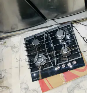 Unveiling New Inbuilt 60cm 4 Gas Hob Black Glass Kenwood