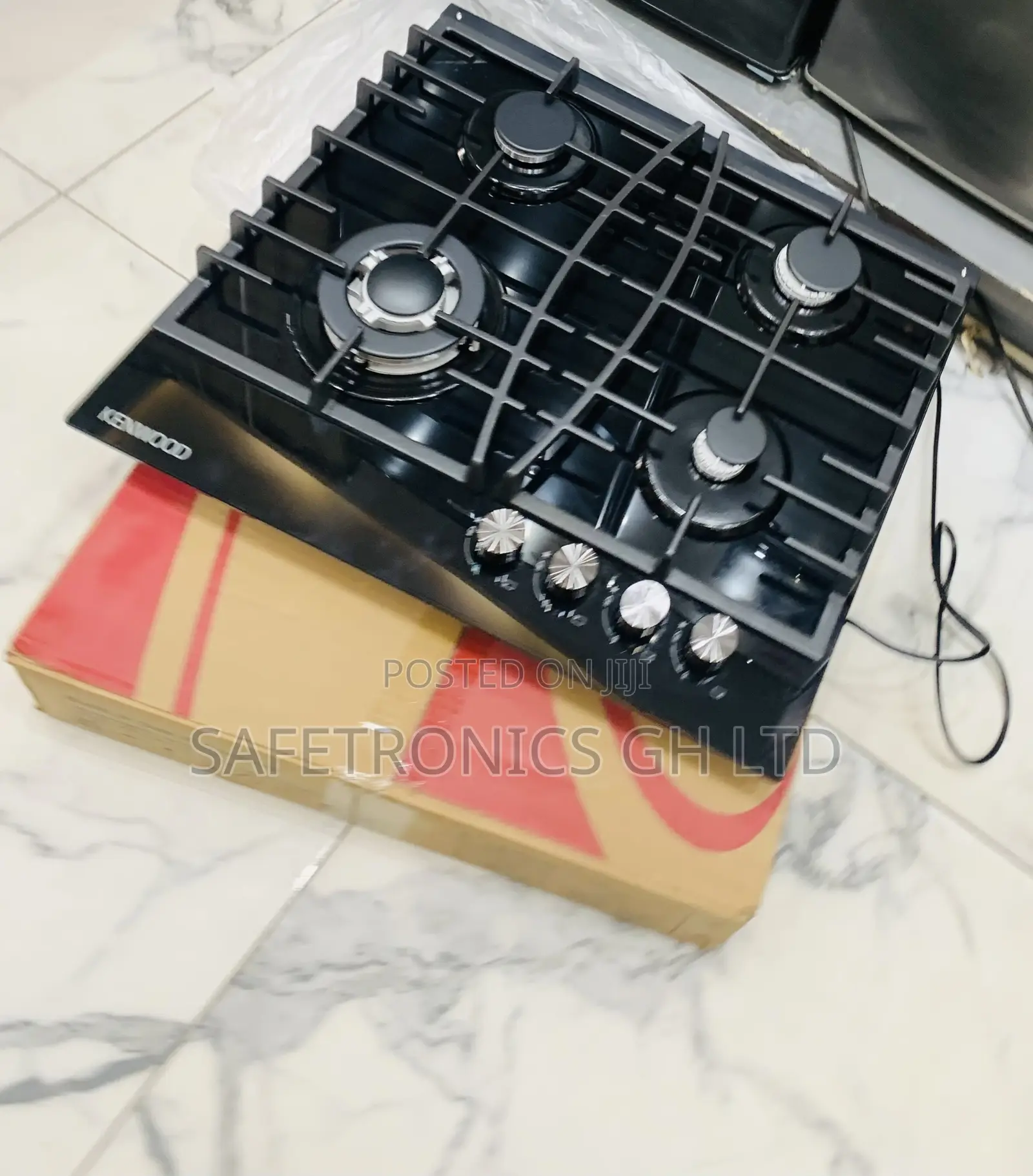 Exclusive Black Kenwood Inbuilt 60cm 4 Gas Hob