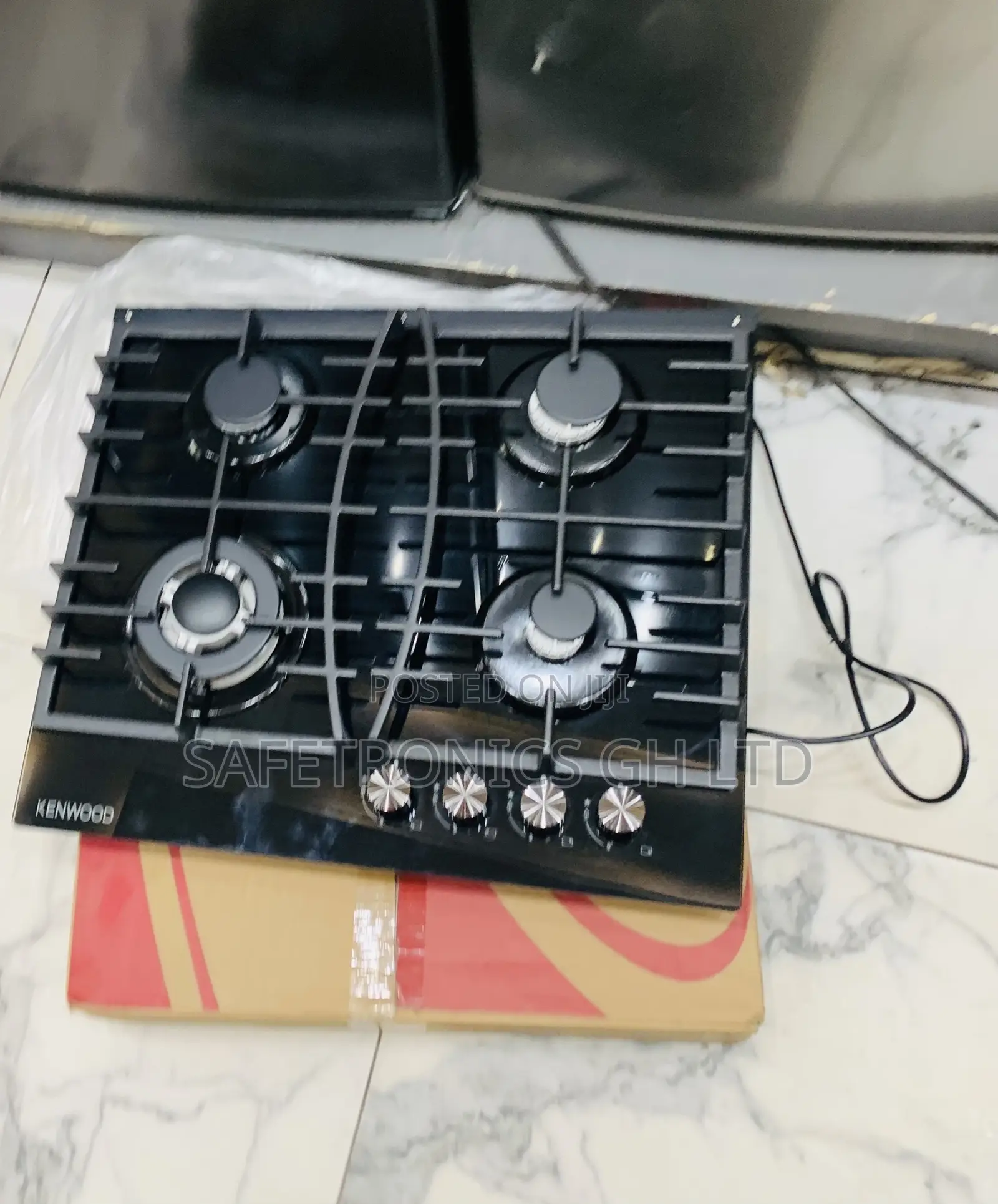 Exclusive Black Kenwood Inbuilt 60cm 4 Gas Hob