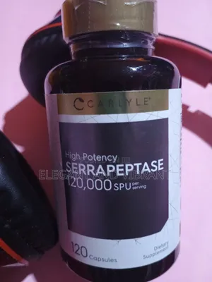 Serrapeptase 120000 SPU | 120 Capsules | Supports Sinus Health