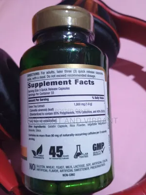 EGCG Green Tea Extract | 1800mg | 100 Capsules |