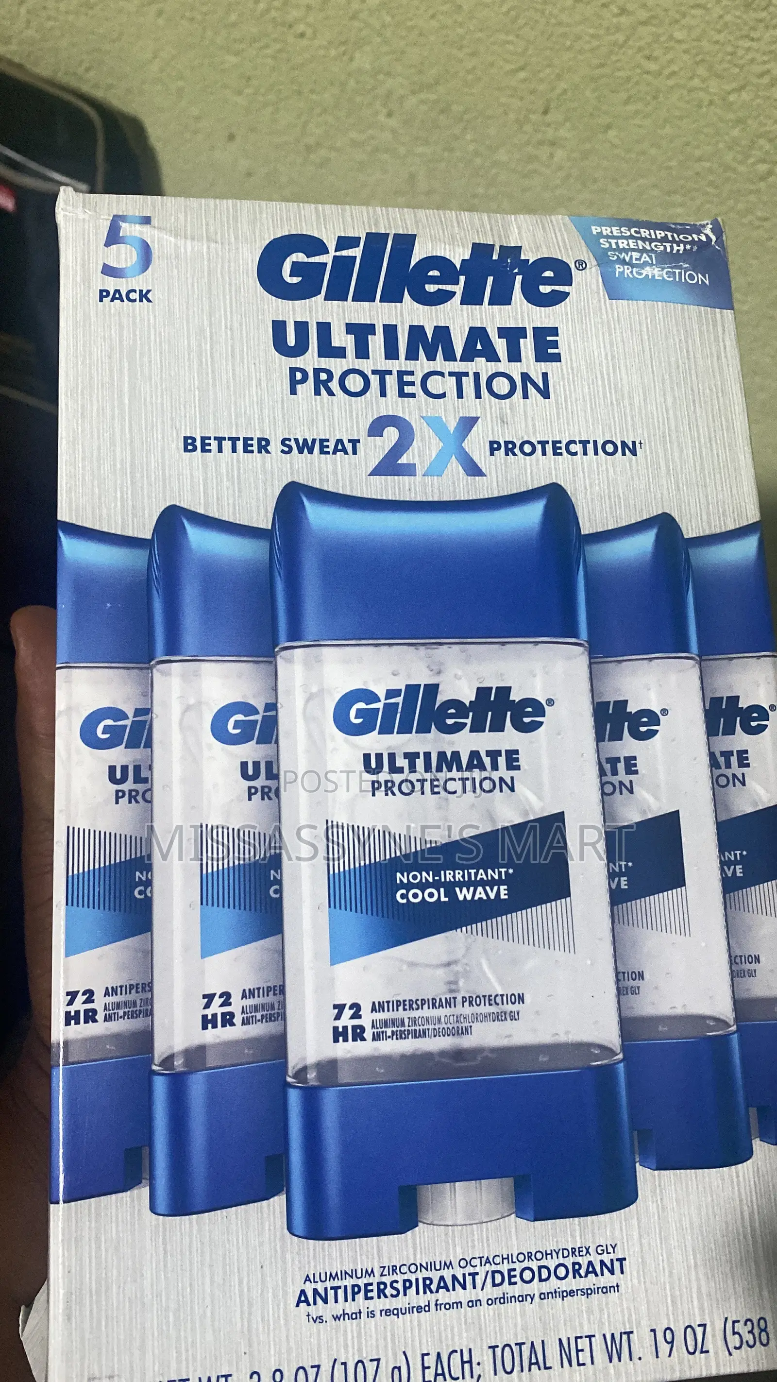Gillette Ultimate Protection Antiperspirant Pack of 5