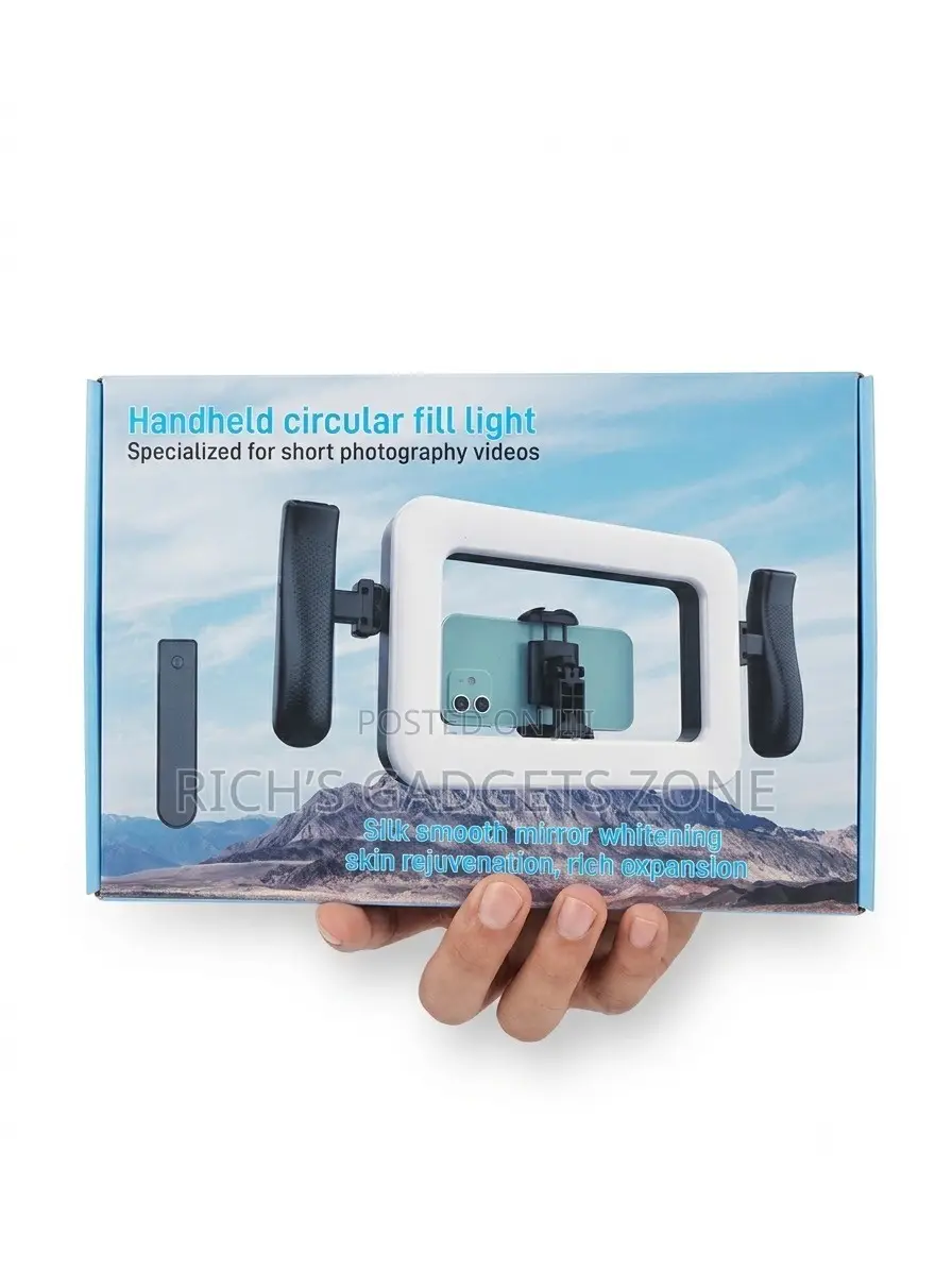  Handheld Circular Fill Light — Brighter Content, Better Shots! 
