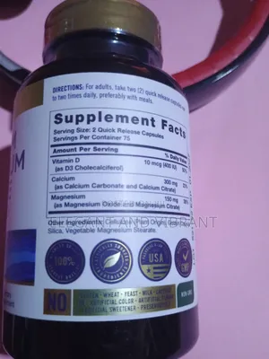 Calcium Magnesium Citrate With Vitamin D-3 | 150 Capsules