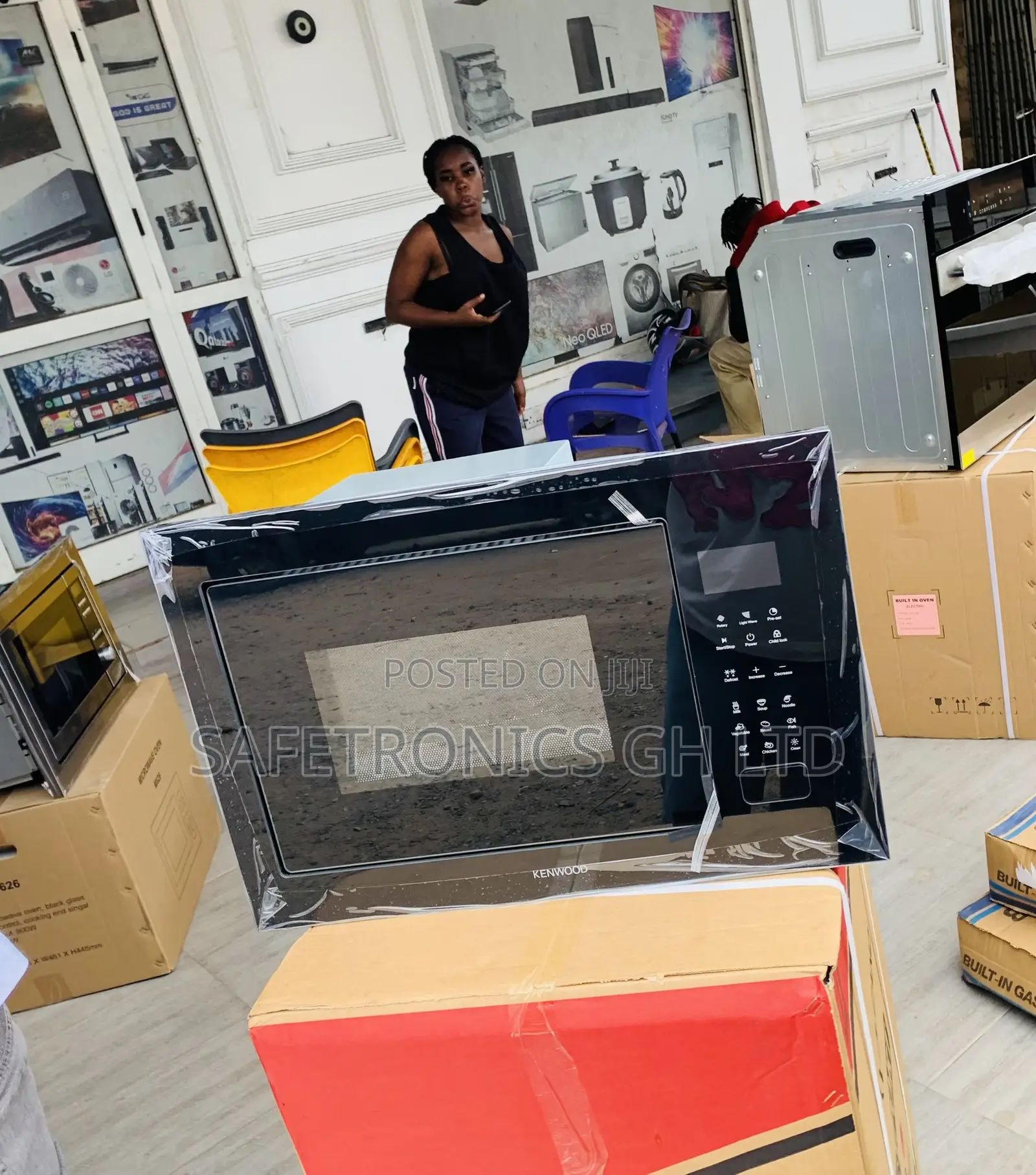 Optimized Good Inbuilt Kenwood Black Microwave
