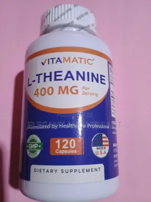 L-Theanine Supplement 400mg Per Serving Supports Calm Relxation120Caps