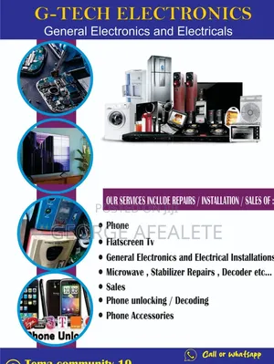 Repair and Sales of Electronics Gadgets