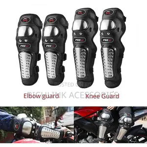 Steel Knee & Elbow Guard for Bikers and Riders